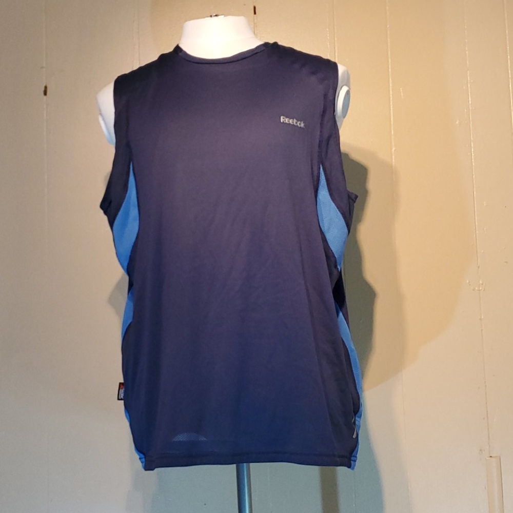 Reebox X- Static Running Gear Blue & Black Shirt
